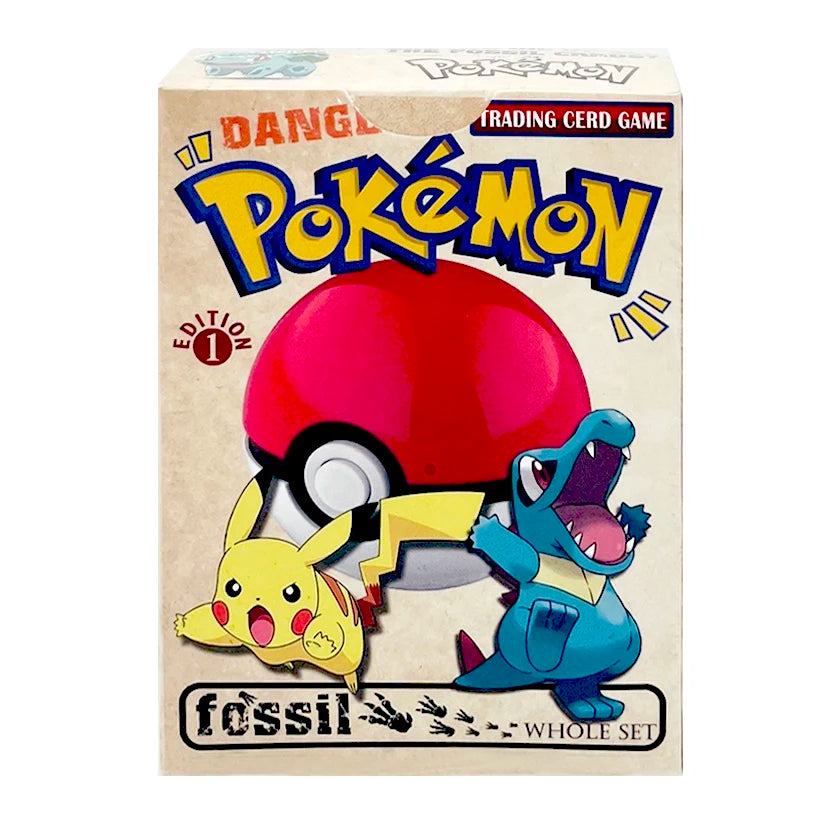 Pokémon Fossil Booster Box TCG 1st Edition 36 Pack Aerodactyl Lapras Zapdos Pack Base Jungle Box Proxy Toys Collector's Cards