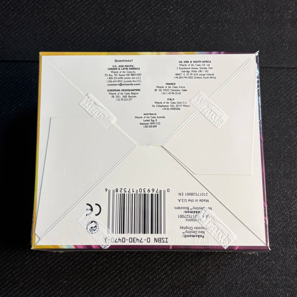Neo Destiny Booster Box To Light To Darkness English