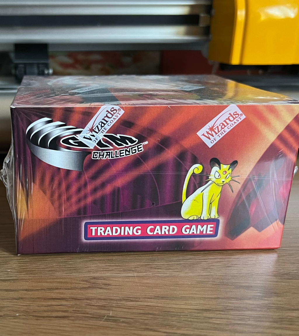 2000 POKÉMON GYM CHALLENGE 1st ED BOOSTER BOX / FACTORY SEALED / WOTC / GENGAR