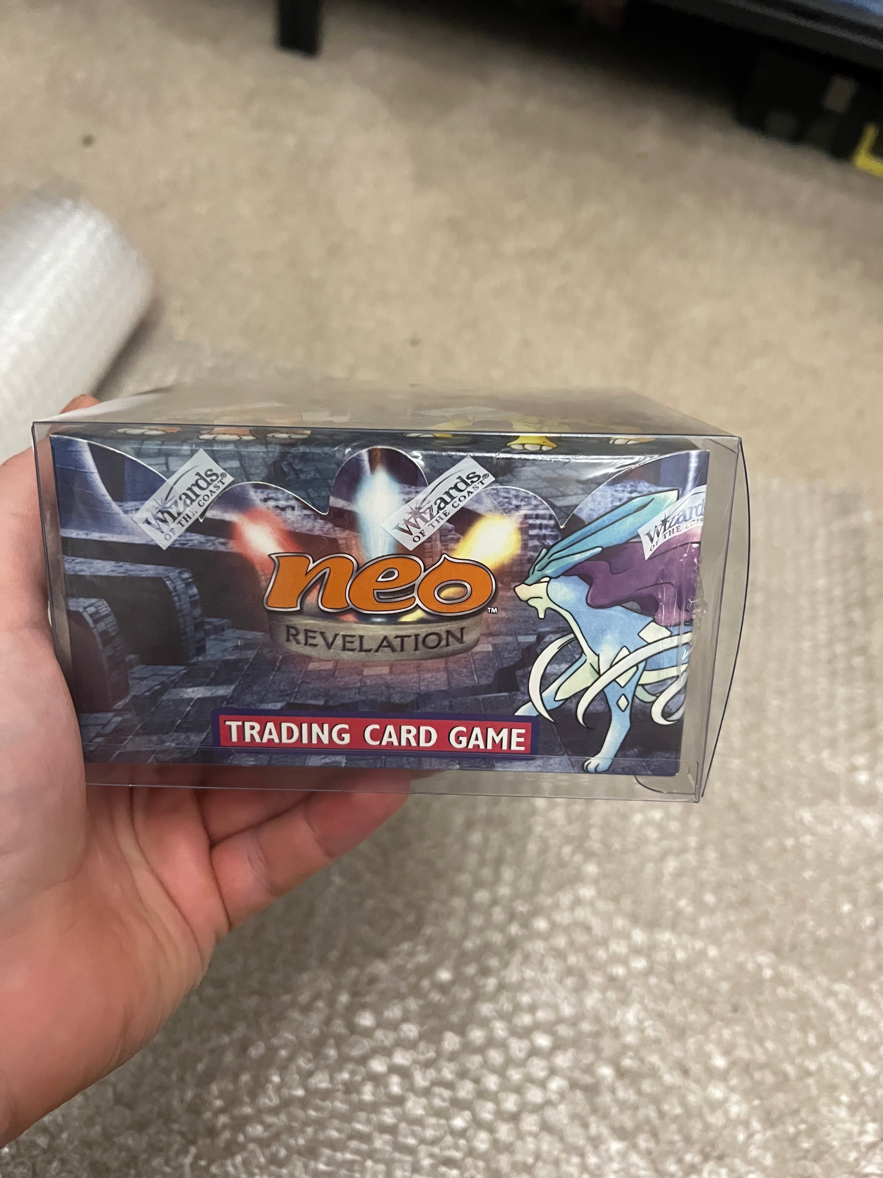 2001 Pokemon Neo Revelation 1st Edition Booster Box Factory Sealed WOTC Vintage RARE