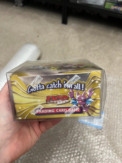 2000 Pokemon Neo Genesis 1st Edition Booster Box Factory Sealed WOTC Vintage Lugia Collectible Trading Card Game
