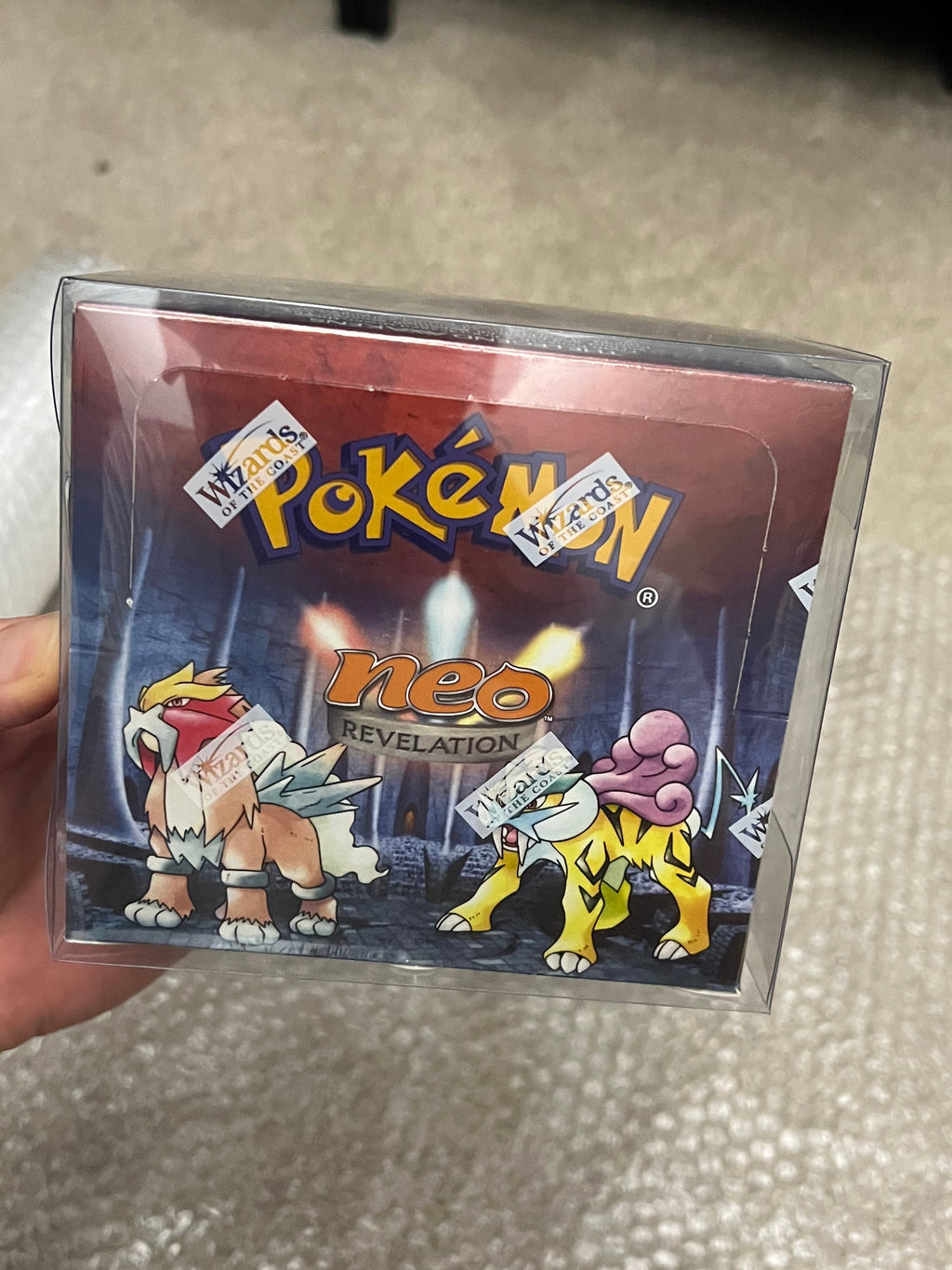 2001 Pokemon Neo Revelation 1st Edition Booster Box Factory Sealed WOTC Vintage RARE
