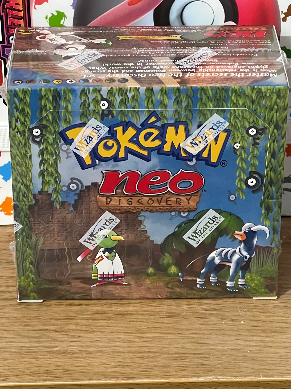 2001 Pokemon Neo Discovery 1st Edition Booster Box Factory Sealed WOTC Vintage RAR